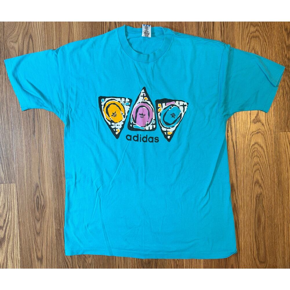 Vintage 1989 Single Stitch Adidas T Shirt